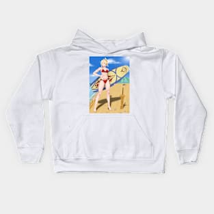 Mordred Summer Background Kids Hoodie